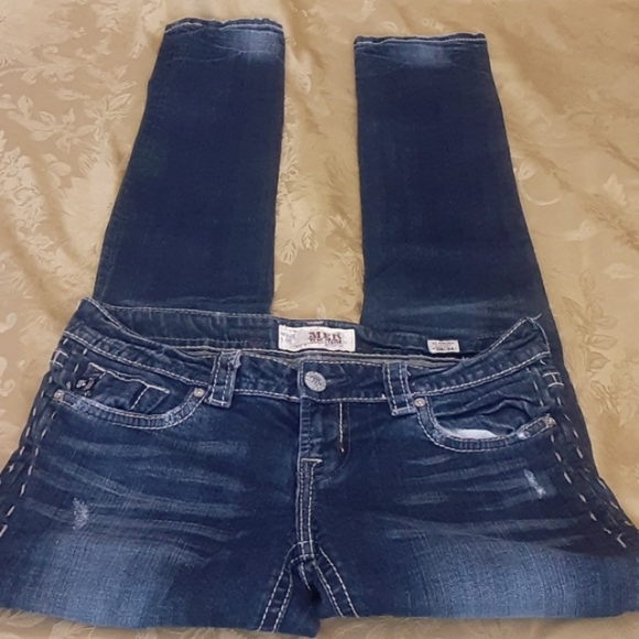 MEK DENIM BEAUTIFUL JEANS STRETCH Very Confy Size 28 MADE IN USA - Picture 5 of 15